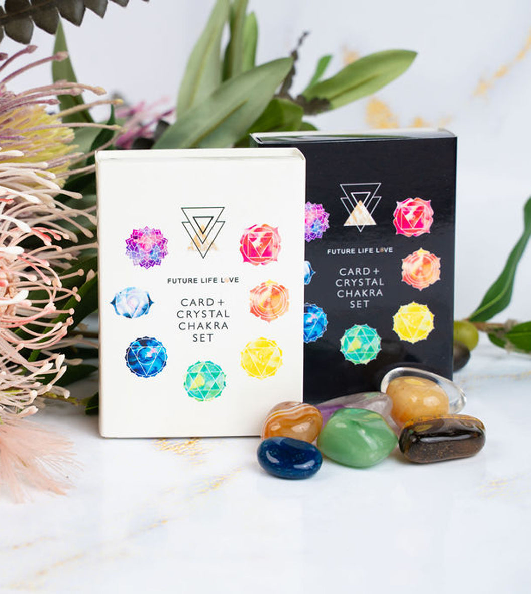 Future Life Love Chakra Cards and Crystals