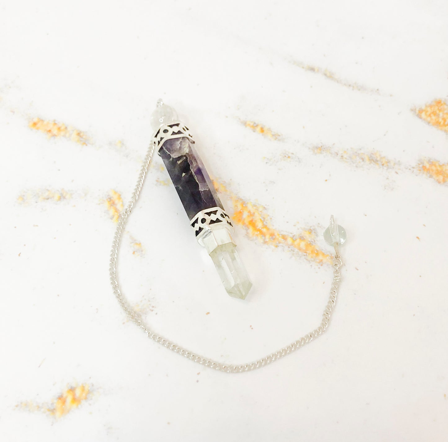 Pendulum Chevron Amethyst