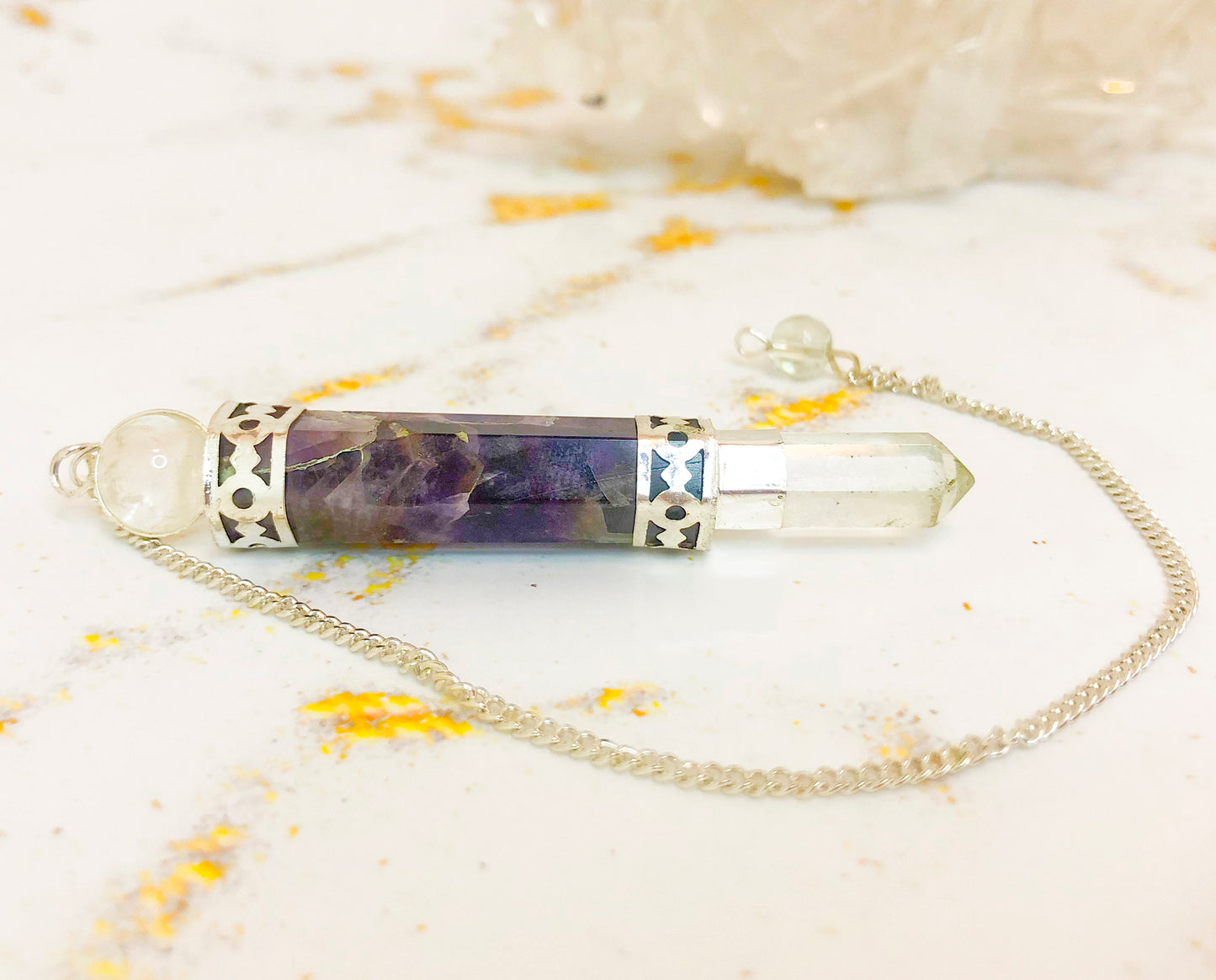 Pendulum Chevron Amethyst