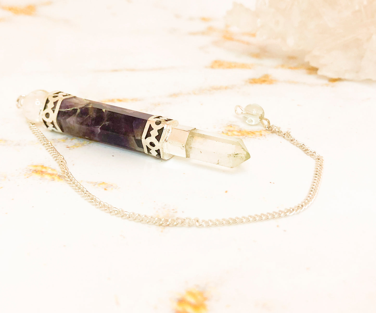 Pendulum Chevron Amethyst