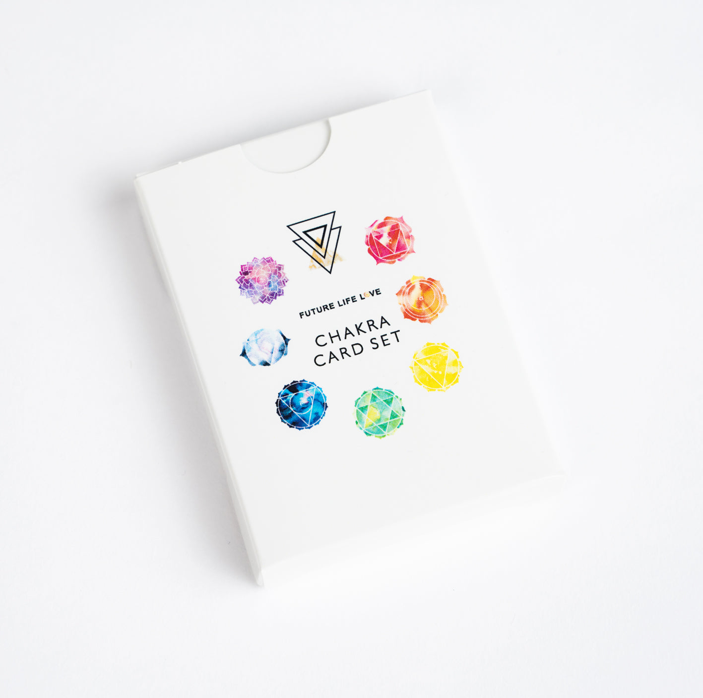 Chakra Card Set With 8 Cards and White Box